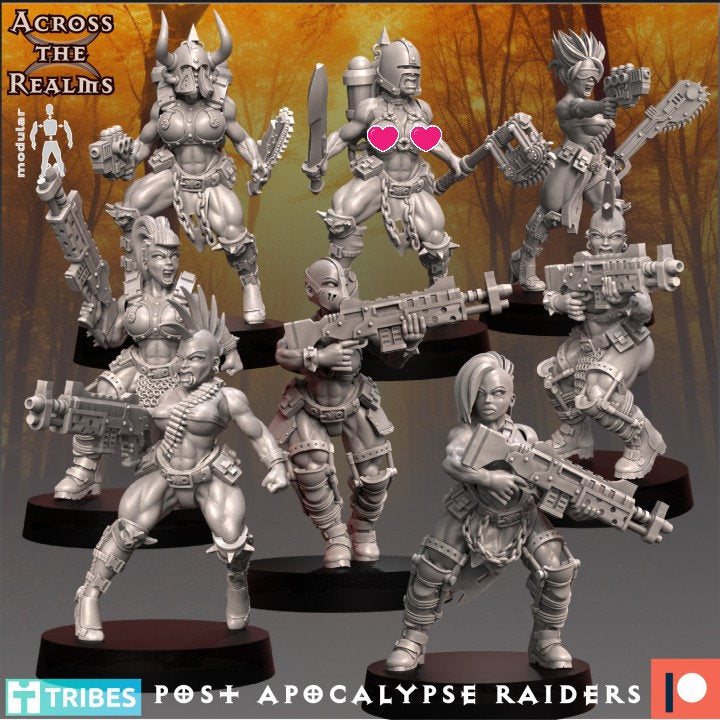 Post Apocalyptic Raiders by Across the Realms Miniatures