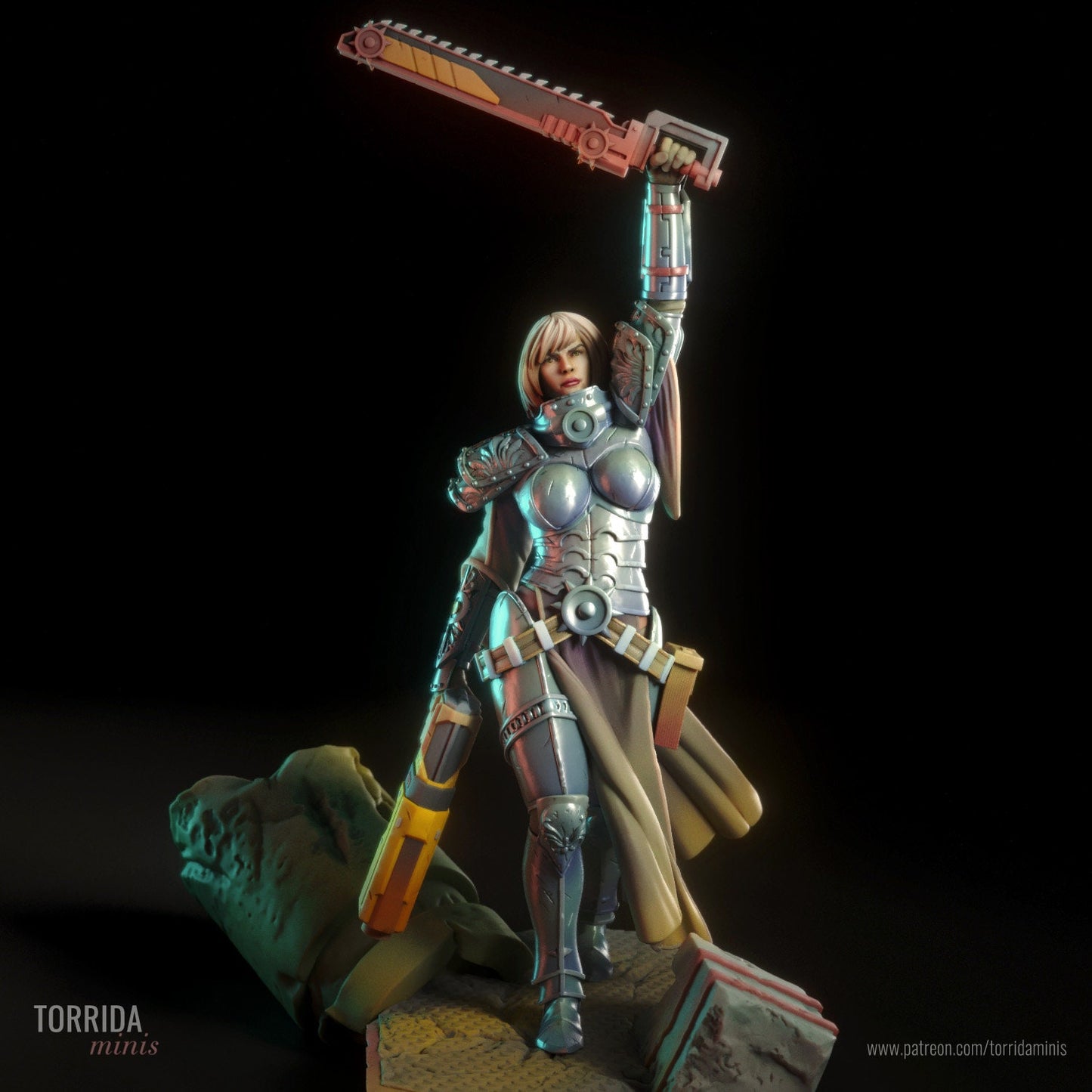 Sister of Purity Statue Model Kit by Torrida Minis Miniatures