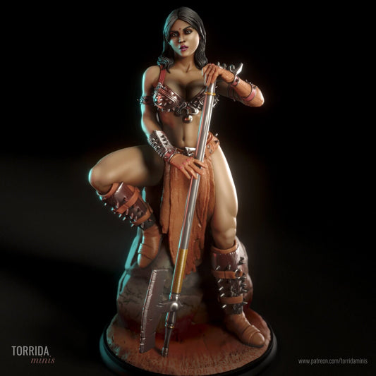 Amyra Executioner Statue Model Kit by Torrida Minis Miniatures