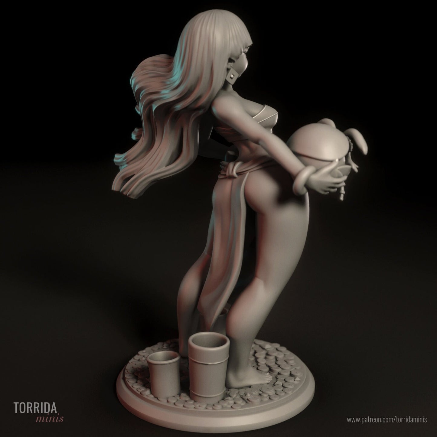 El Dorado Princess Statue model Kit by Torrida Minis Miniatures