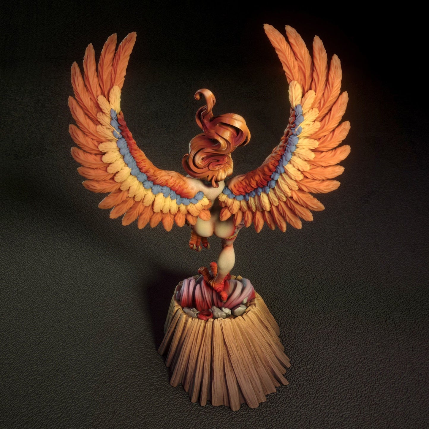 Harpy Statue Model Kit by Torrida Minis Miniatures