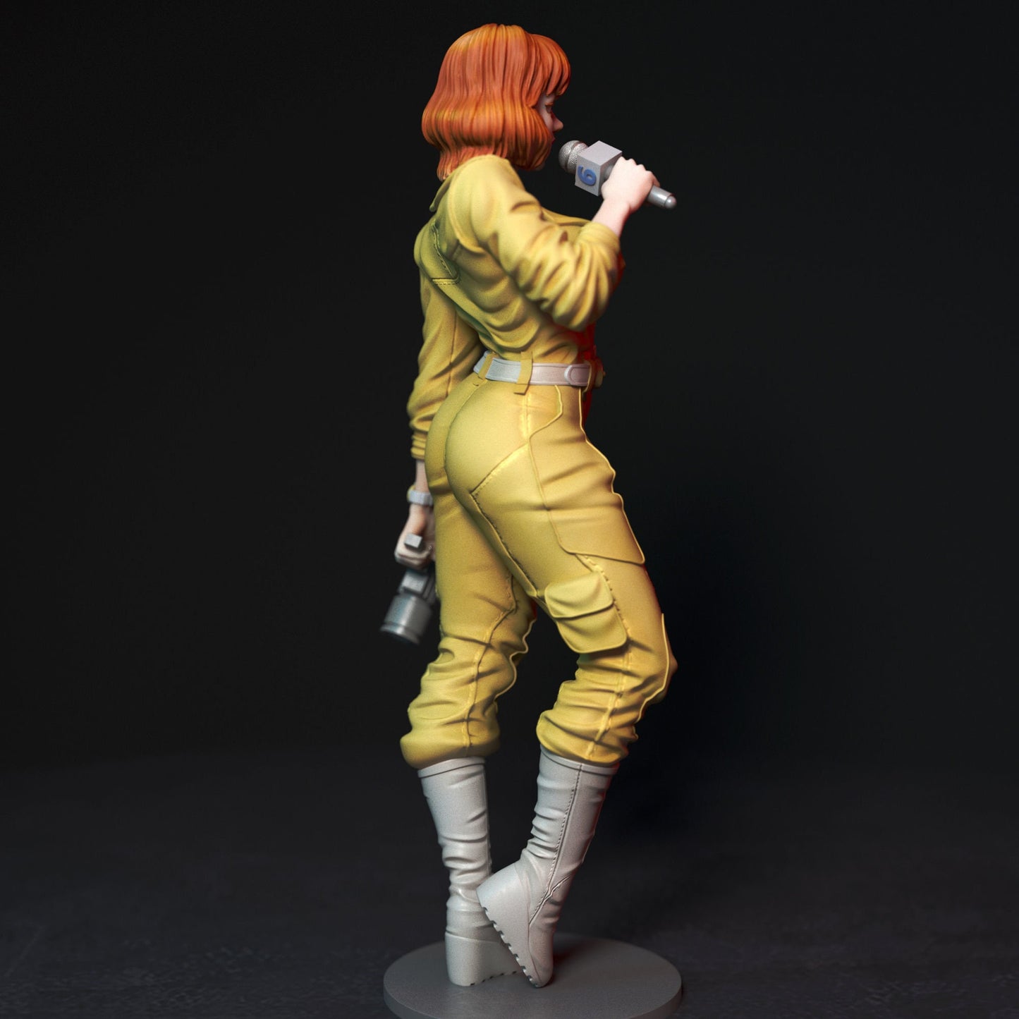 April News Reporter Statue Model Kit by Torrida Minis Miniatures