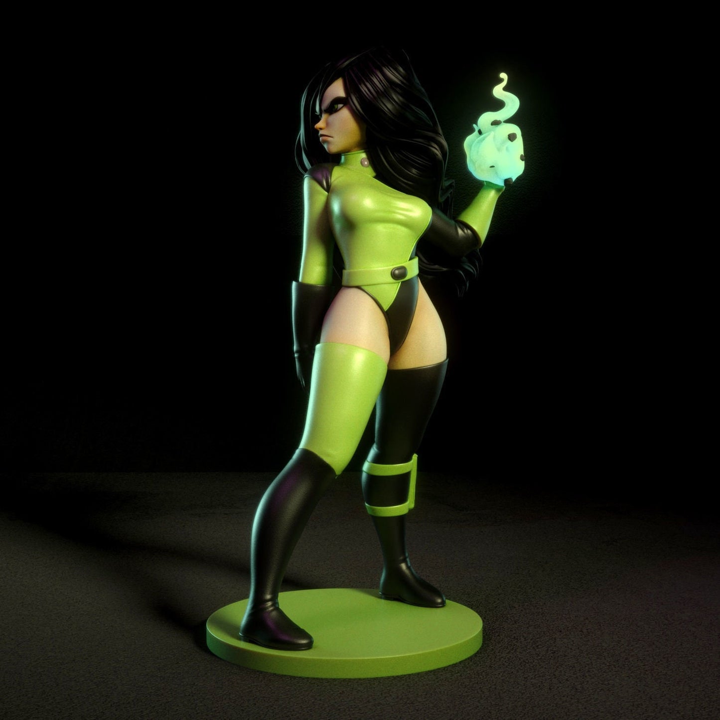 Shego Statue Model Kit by Torrida Minis Miniatures