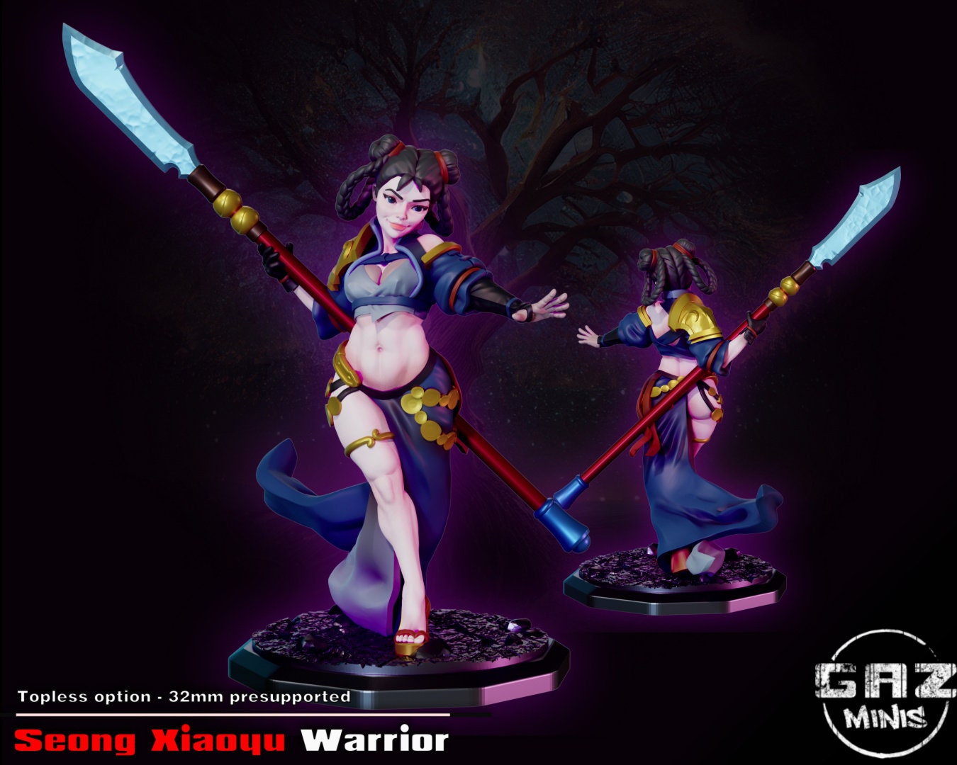 Seong Xiaoyu Warrior by Gaz Minis Miniatures