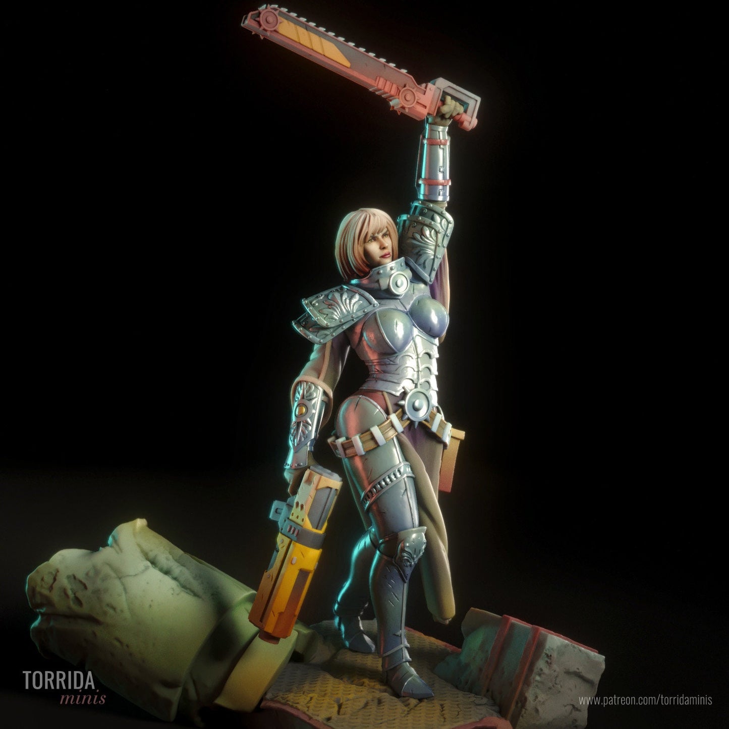 Sister of Purity Statue Model Kit by Torrida Minis Miniatures