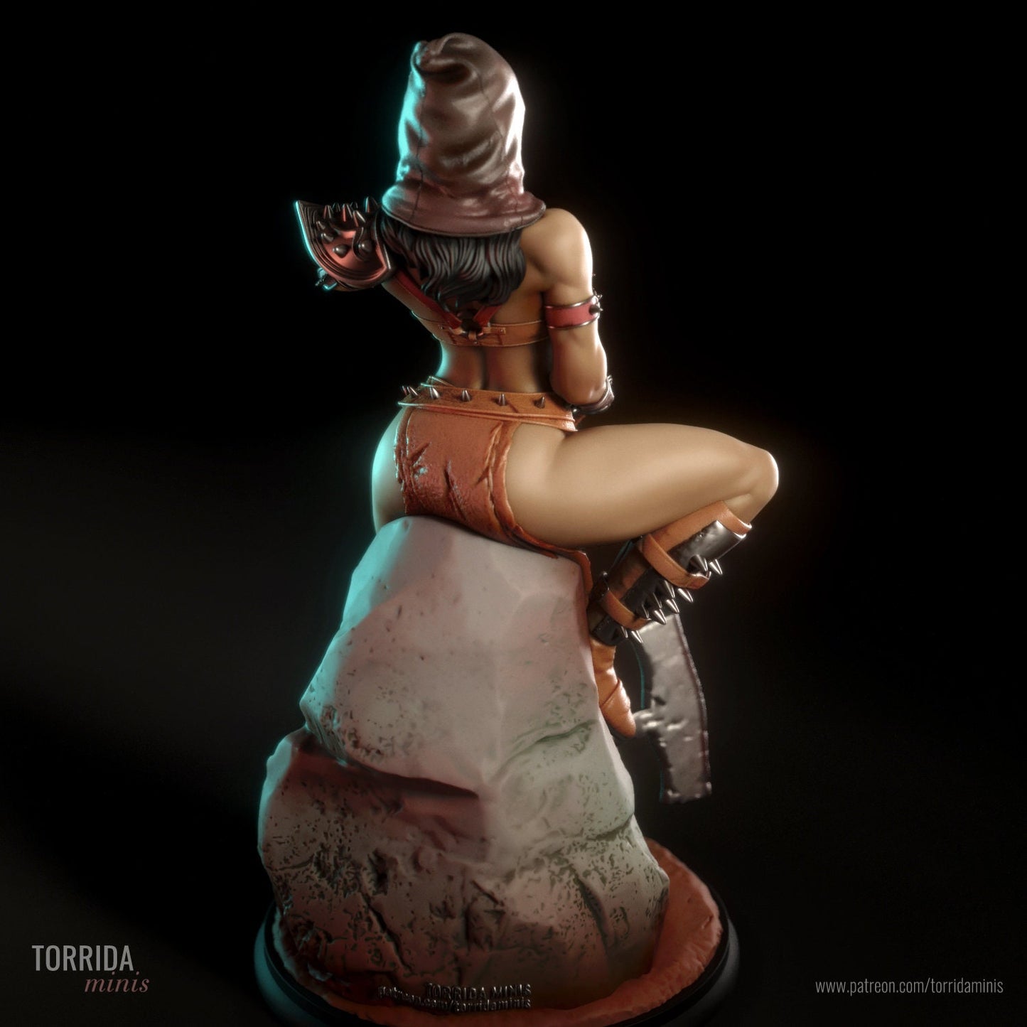 Amyra Executioner Statue Model Kit by Torrida Minis Miniatures