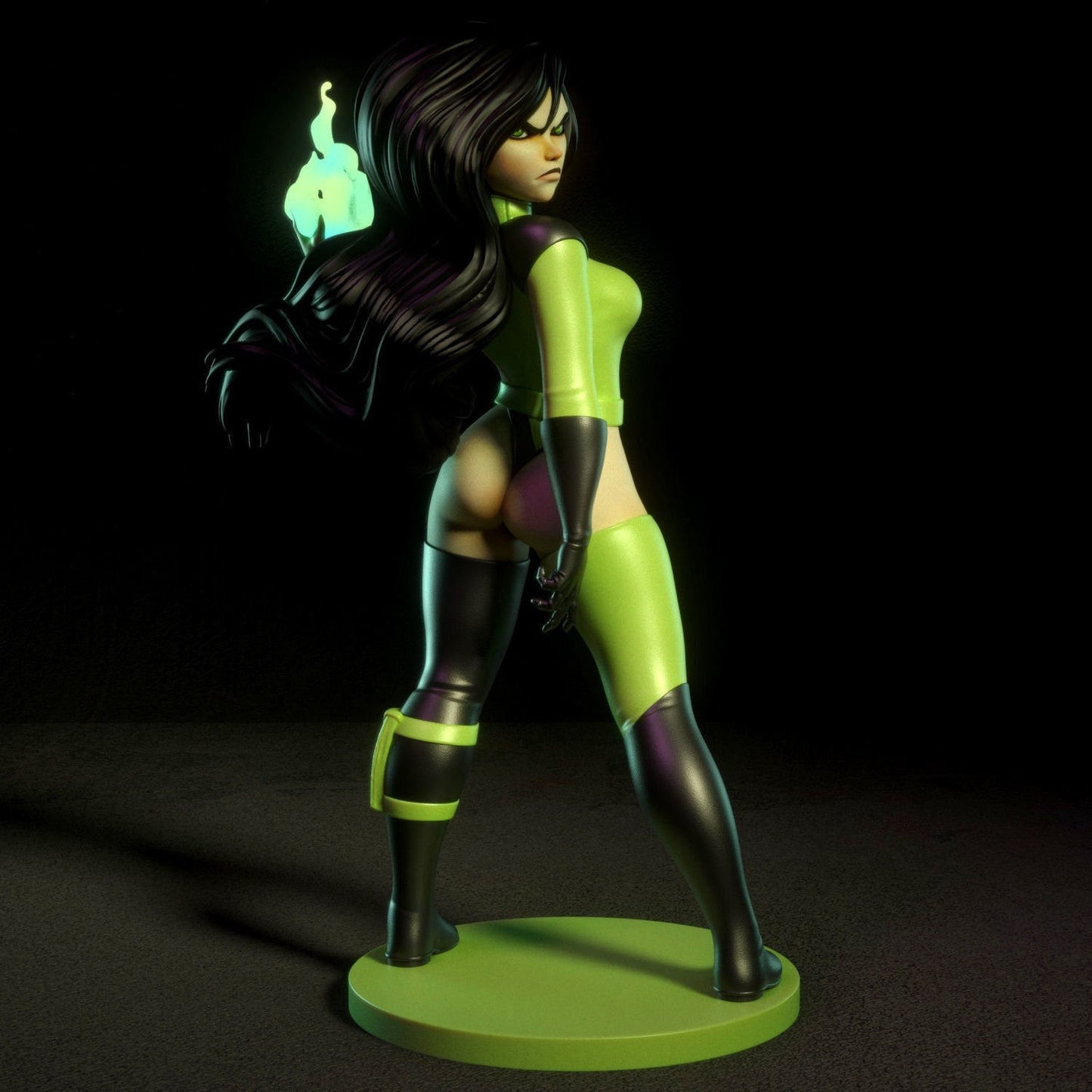 Shego Statue Model Kit by Torrida Minis Miniatures