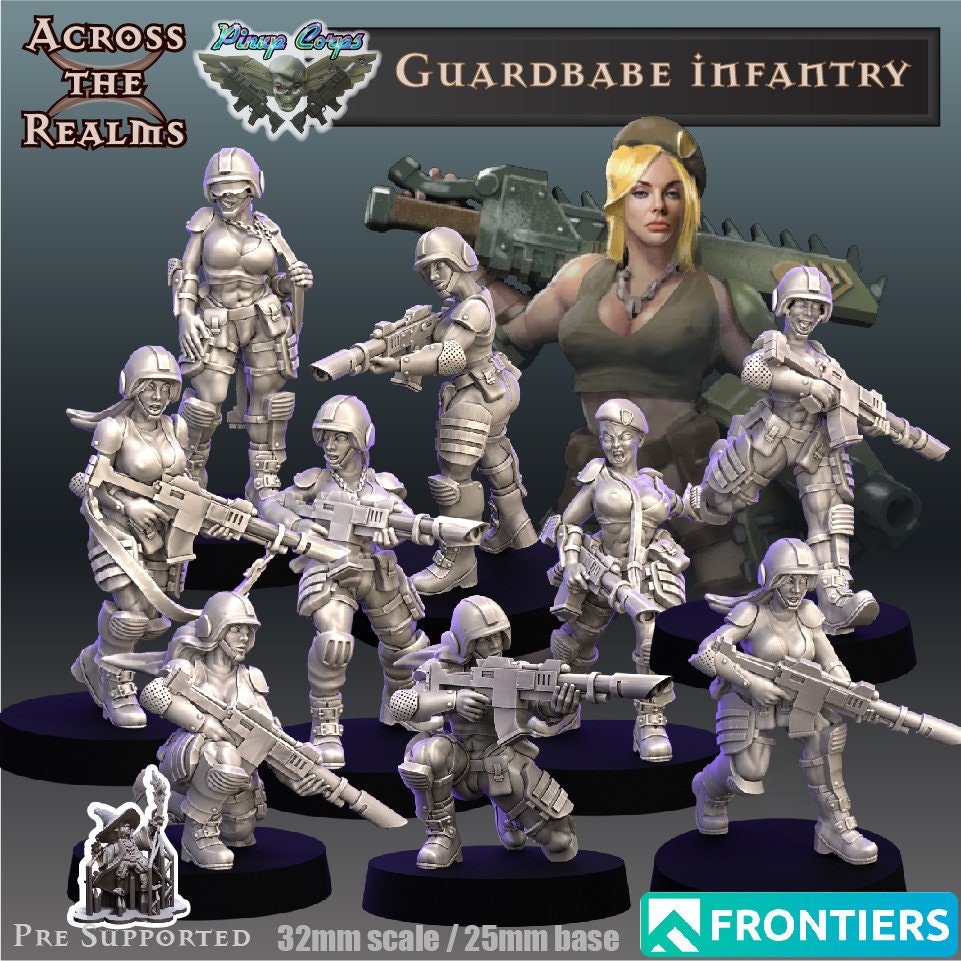 Guardbabes by Across the Realms Miniatures