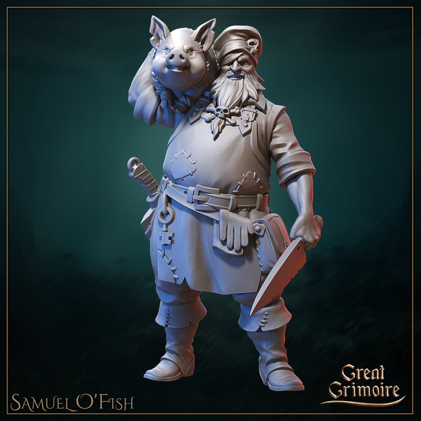 Samuel O Fish from "Gathering Storm" by Great Grimoire Miniatures