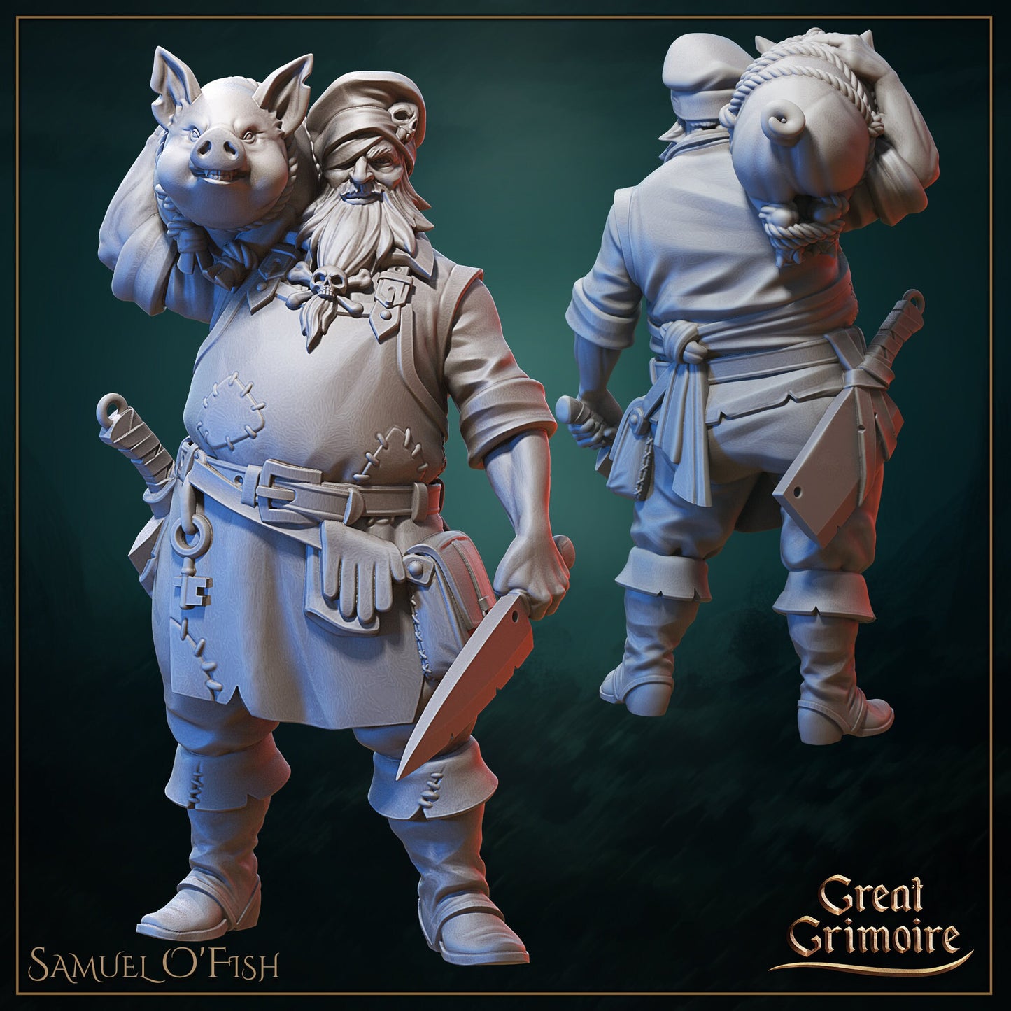 Samuel O Fish from "Gathering Storm" by Great Grimoire Miniatures