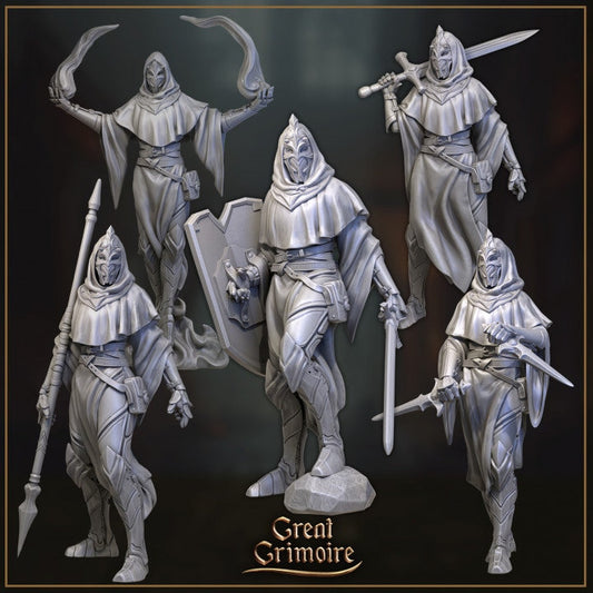 Marquise's Guards from "Merchants of the Mystic Market" by Great Grimoire Miniatures