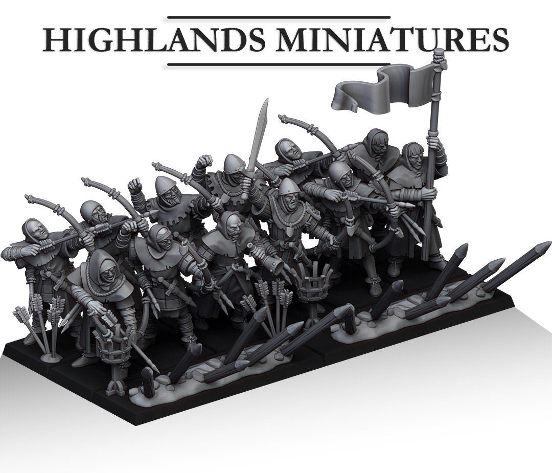 Archer Unit of Gallia  by Highland Miniatures