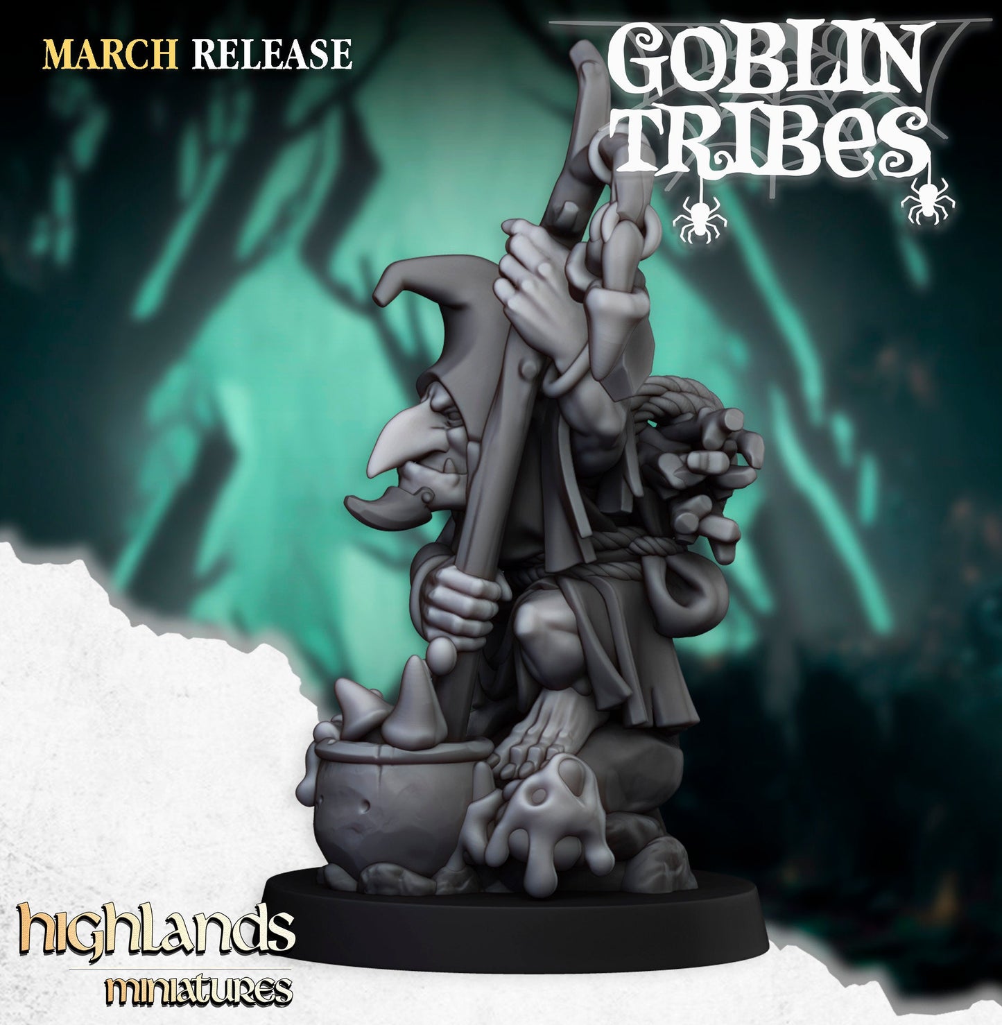 Swamp Goblin Shaman by Highland Miniatures