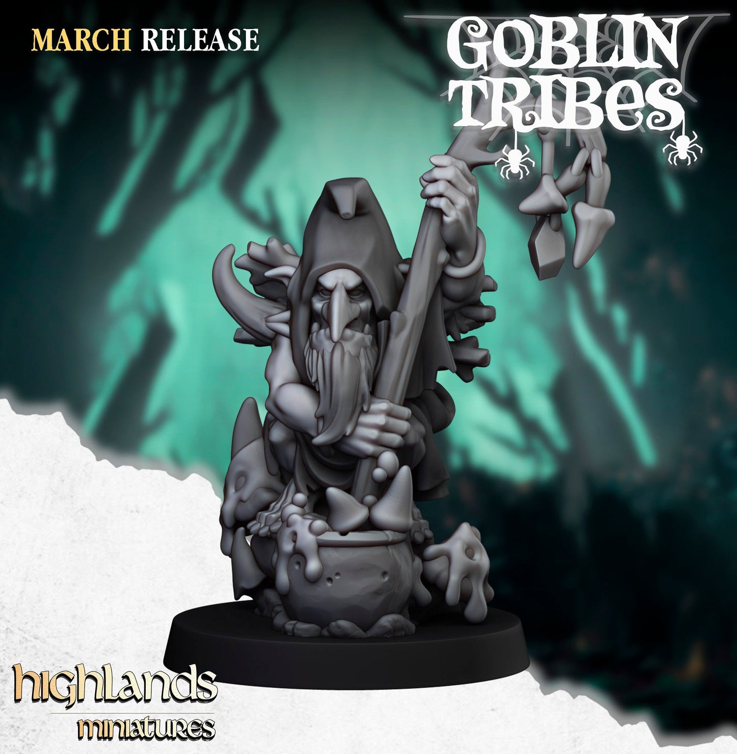 Swamp Goblin Shaman by Highland Miniatures