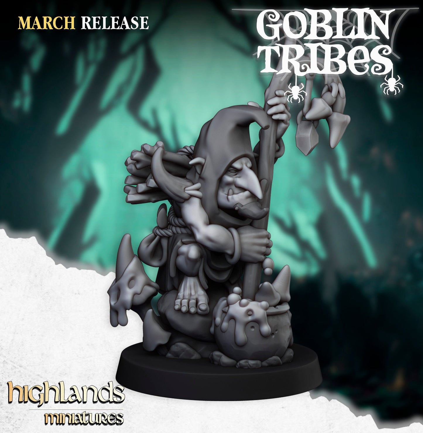 Swamp Goblin Shaman by Highland Miniatures