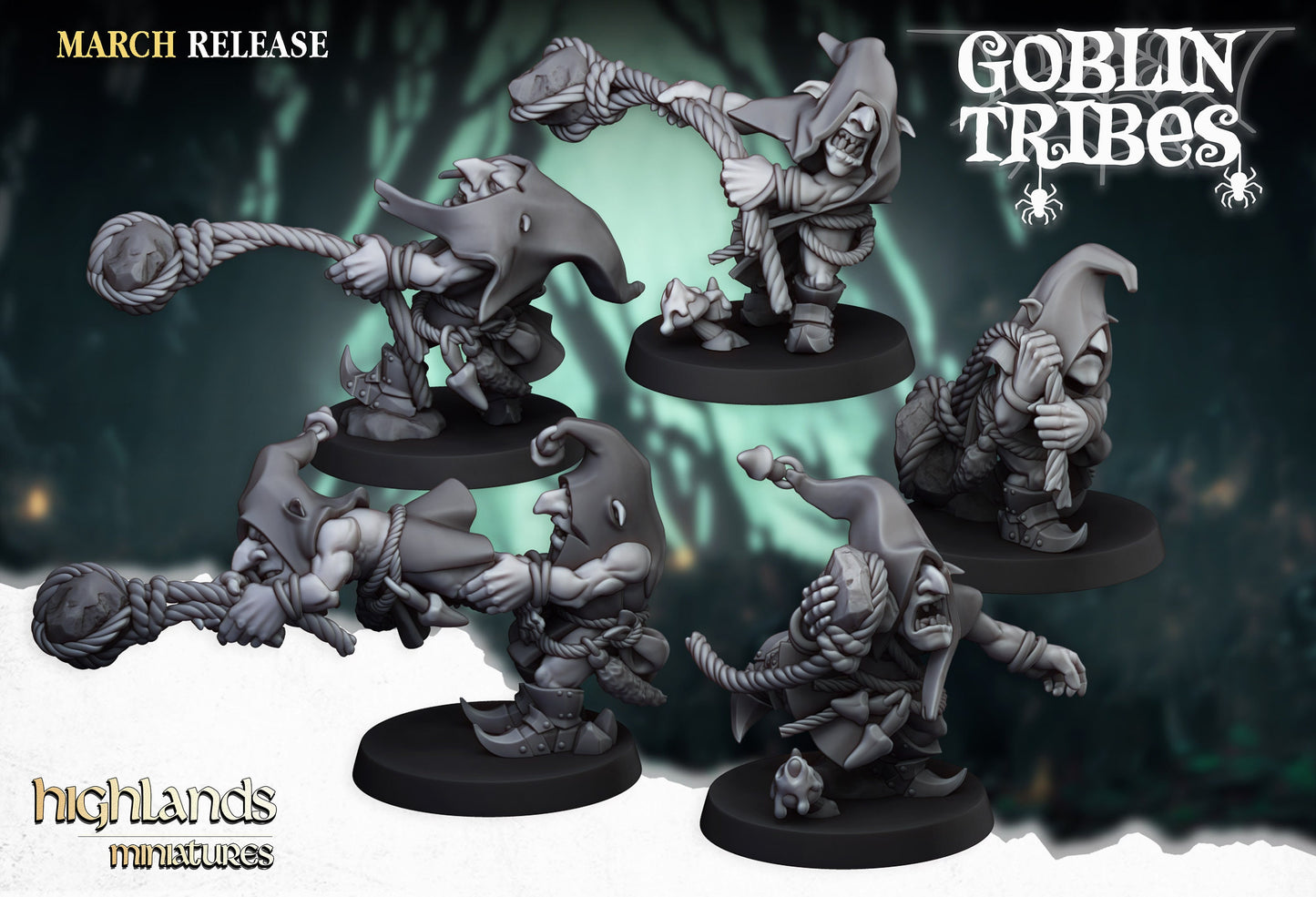 Swamp Goblin Stone Throwers by Highland Miniatures