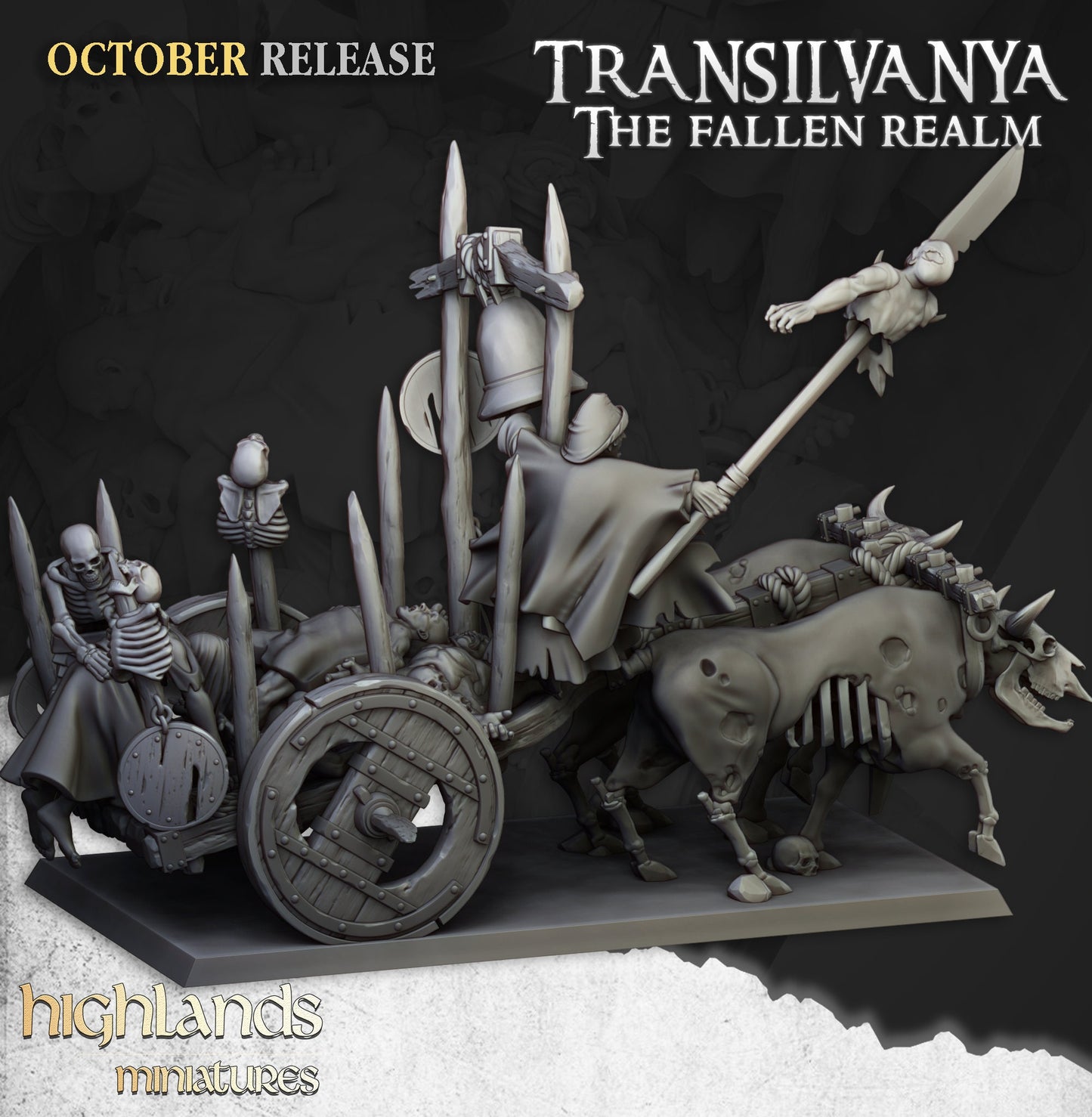 Corpse Cart from Transilvanya by Highland Miniatures