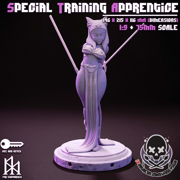 Special Training Apprentice  by Jigglystix Pin Up Factory Miniatures