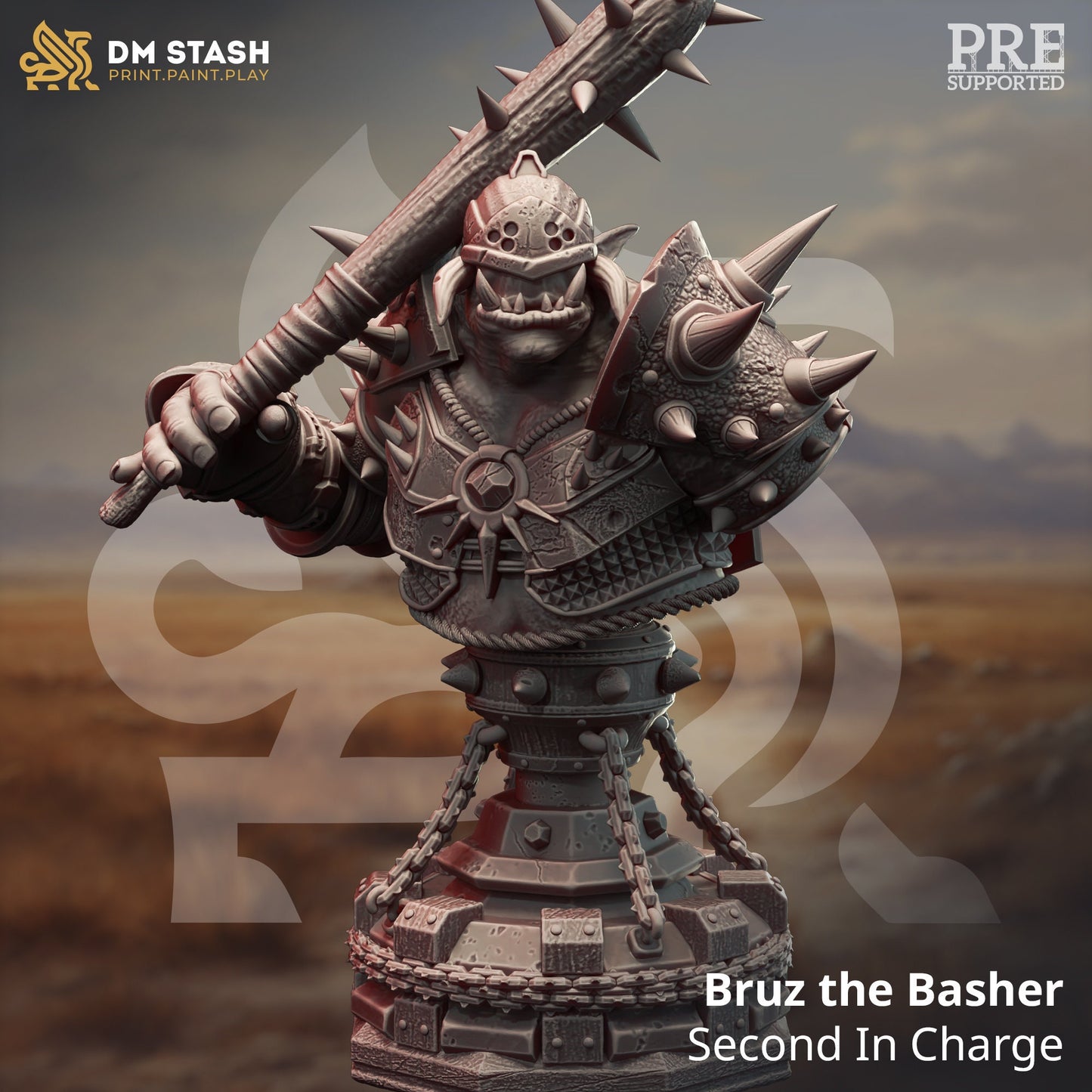 Bruz the Basher from "Orcish Incursion" by DM Stash Miniatures