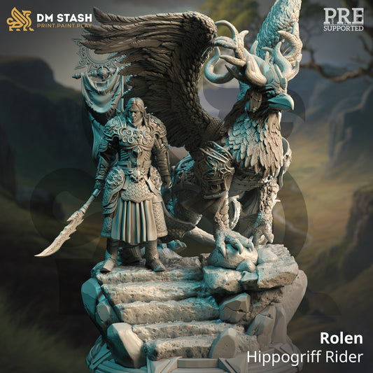 High Elf Hippogriff from "Of Elves and Men" by DM Stash Miniatures