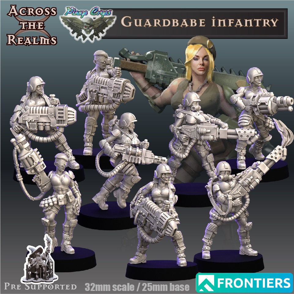 Guardbabes by Across the Realms Miniatures