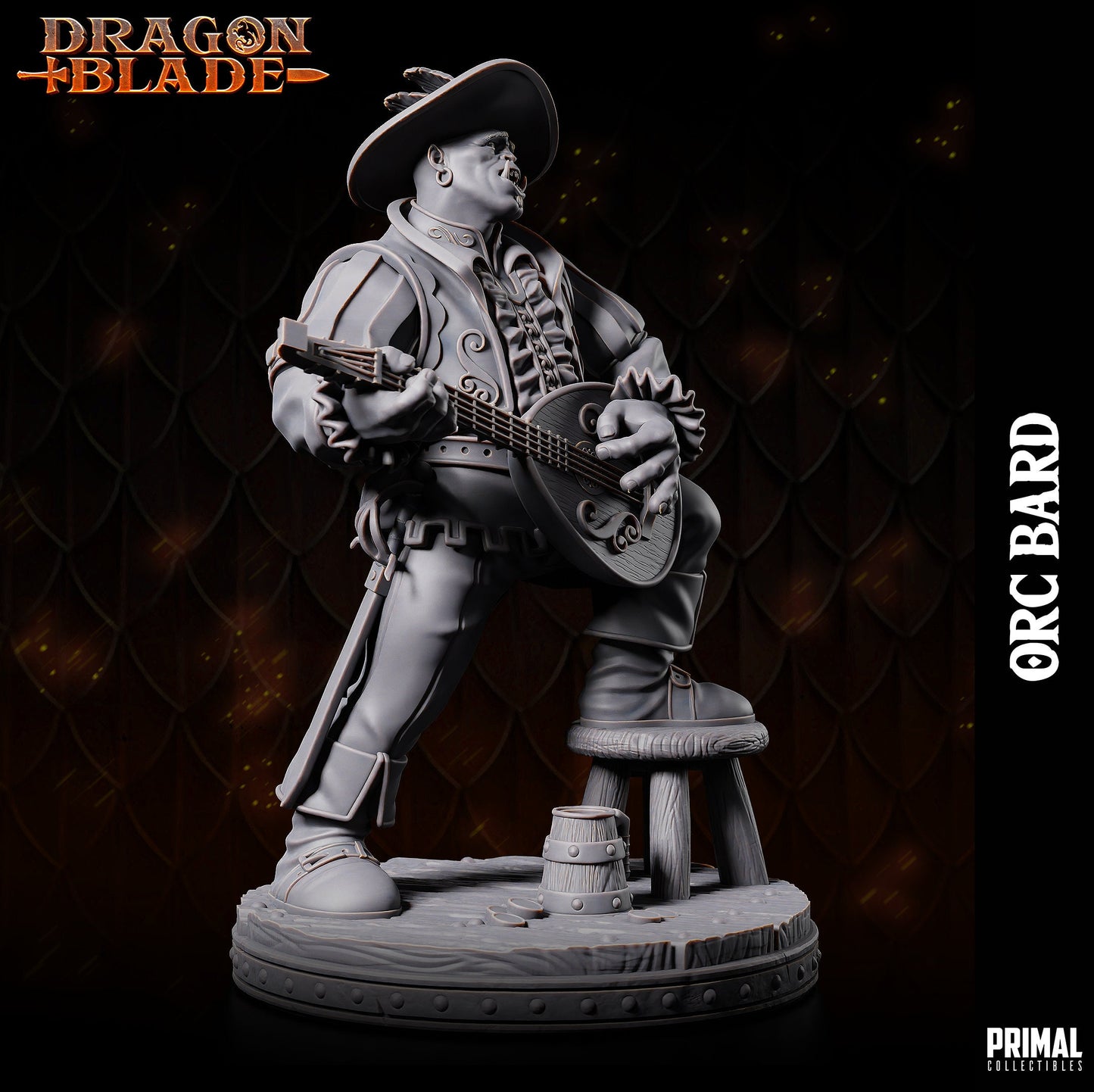 Orc Bard by Primal Collectibles Miniatures