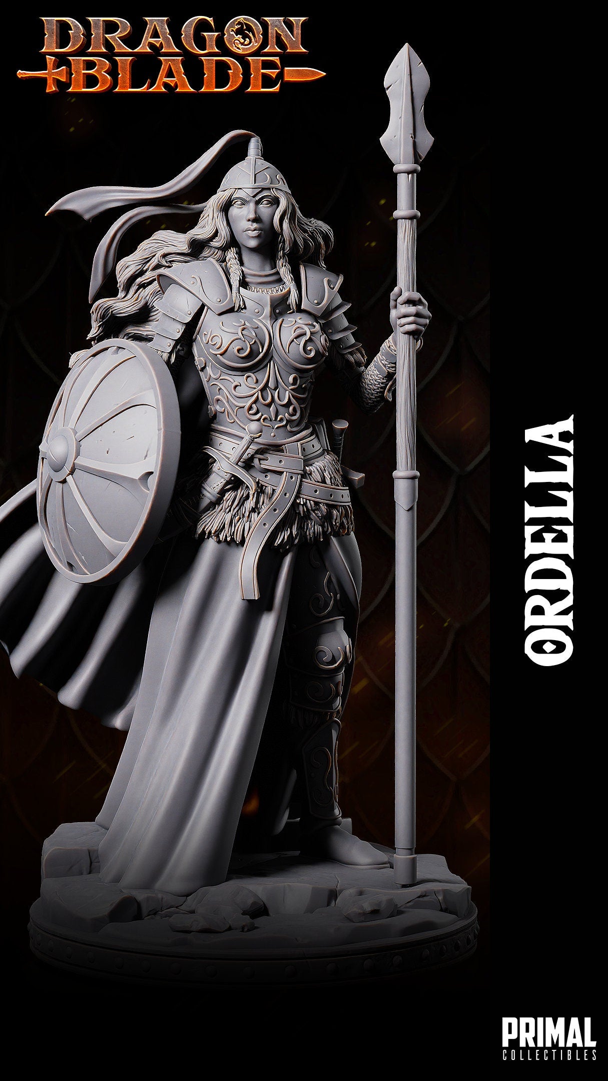 Ordella Warrior  by Primal Collectibles Miniatures