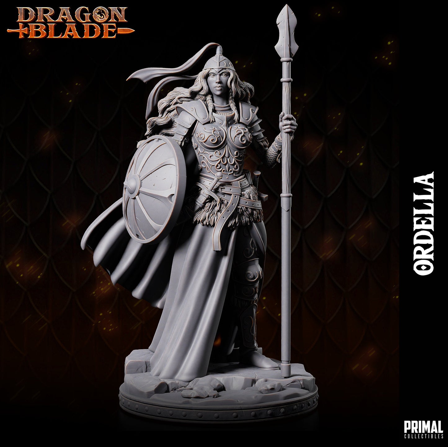 Ordella Warrior  by Primal Collectibles Miniatures