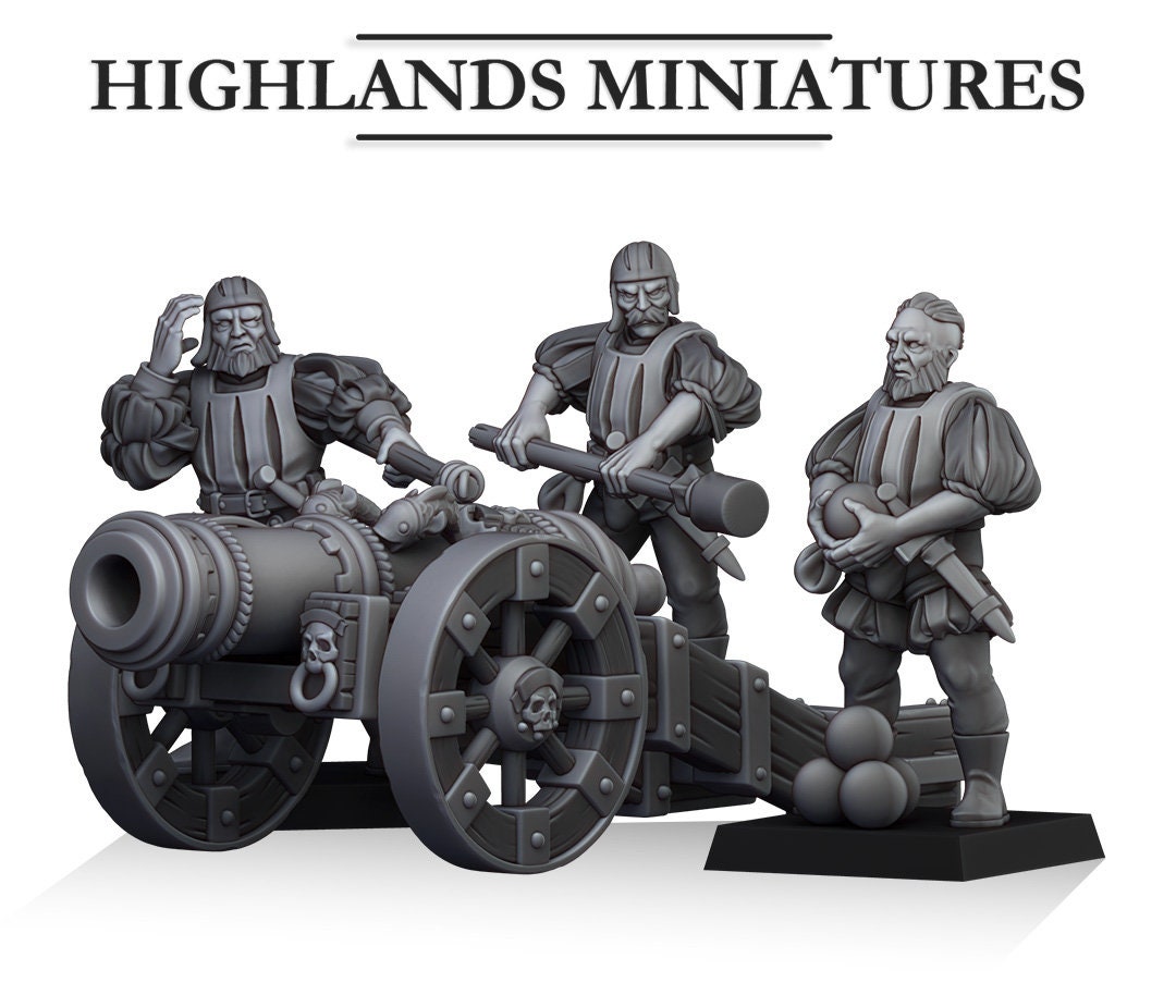 Great Cannon Unit of Sunland  by Highland Miniatures