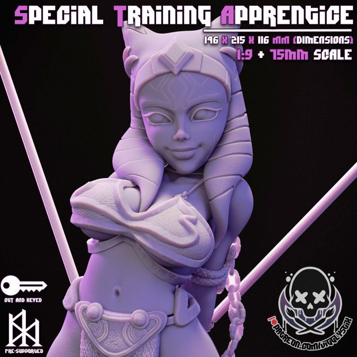 Special Training Apprentice  by Jigglystix Pin Up Factory Miniatures