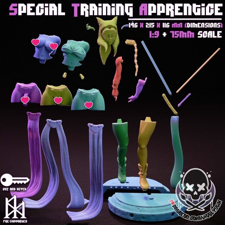 Special Training Apprentice  by Jigglystix Pin Up Factory Miniatures