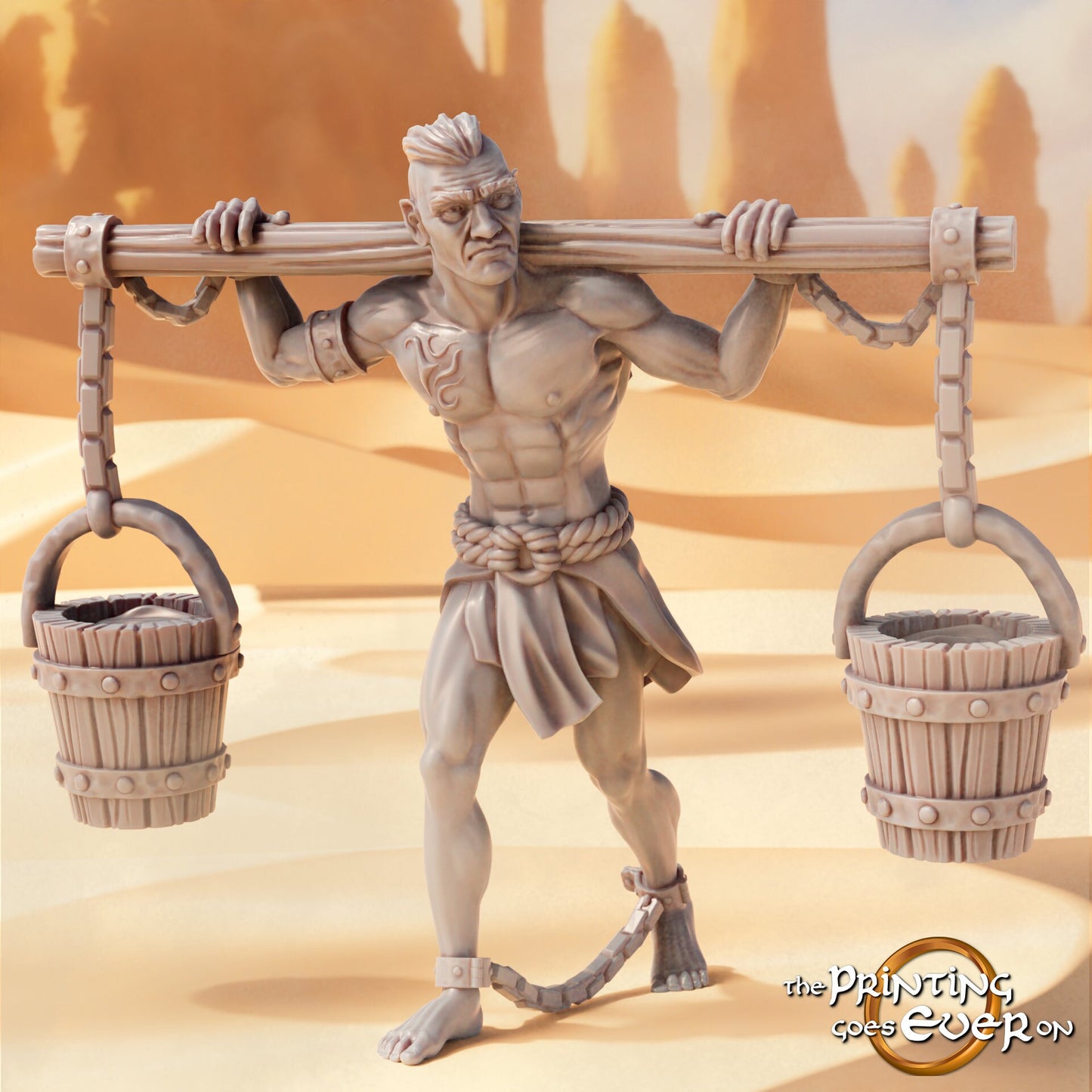 Water Carrier from "Sands of the East Vol. 2 " by Printing Goes Ever On