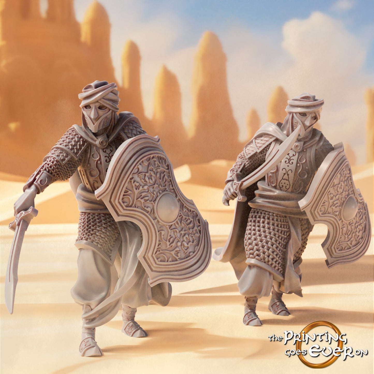 Eastern Swordsmen from "Sands of the East Vol. 2 " by Printing Goes Ever On