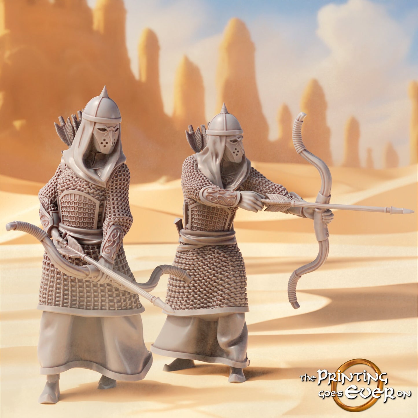 Eastern Archers from "Sands of the East Vol. 2 " by Printing Goes Ever On