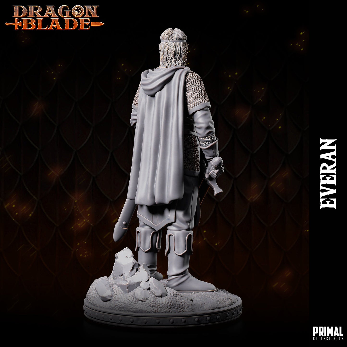 Everan Elf Warrior  Wizard by Primal Collectibles Miniatures