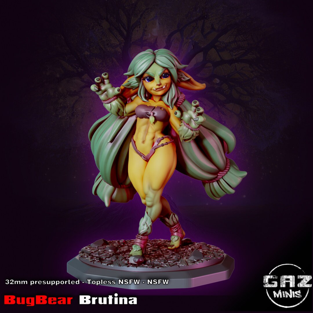 Bugbear Brutina by Gaz Mini Miniatures