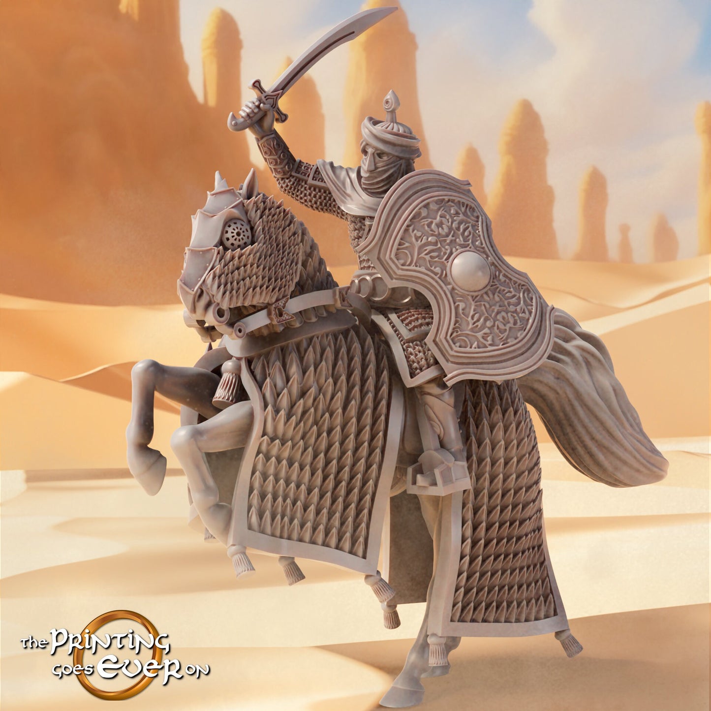 Eastern Cataphracts from "Sands of the East Vol. 2 " by Printing Goes Ever On