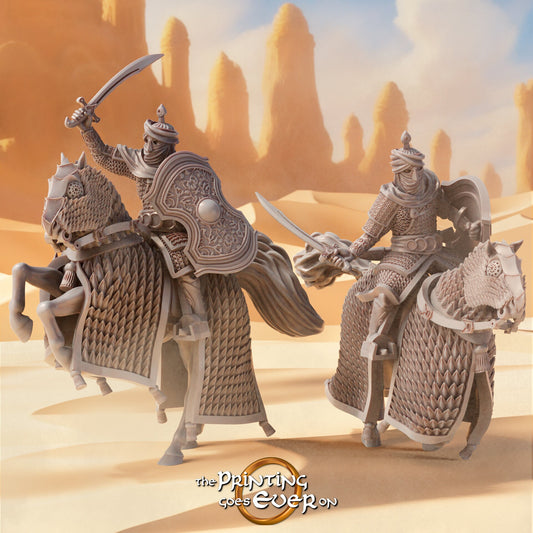 Eastern Cataphracts from "Sands of the East Vol. 2 " by Printing Goes Ever On