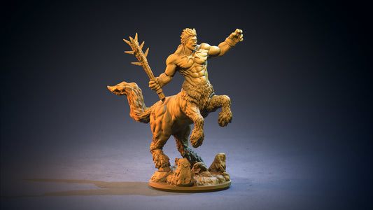 One Eyed Centaur from "Arabian Nights" by Clay Cyanide Miniatures