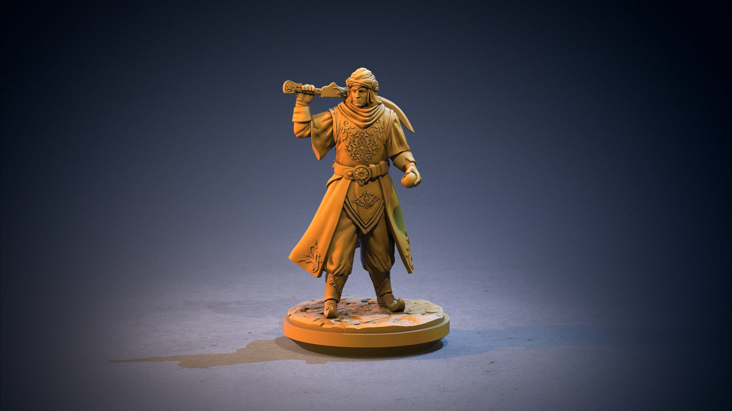 Prince Hussain from "Arabian Nights" by Clay Cyanide Miniatures