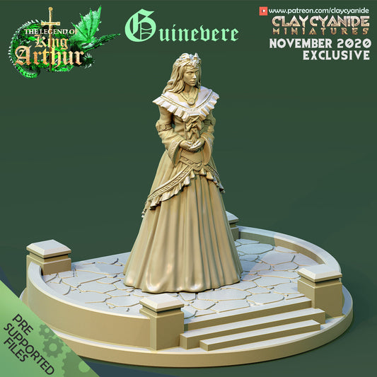 Guinevere from "Legend of King Arthur" by Clay Cyanide Miniatures