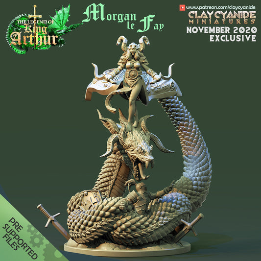 Morgan Le fay from "Legend of King Arthur" by Clay Cyanide Miniatures