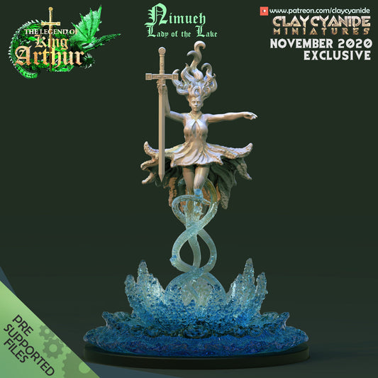 Nimueh Lady in the Lake from "Legend of King Arthur" by Clay Cyanide Miniatures