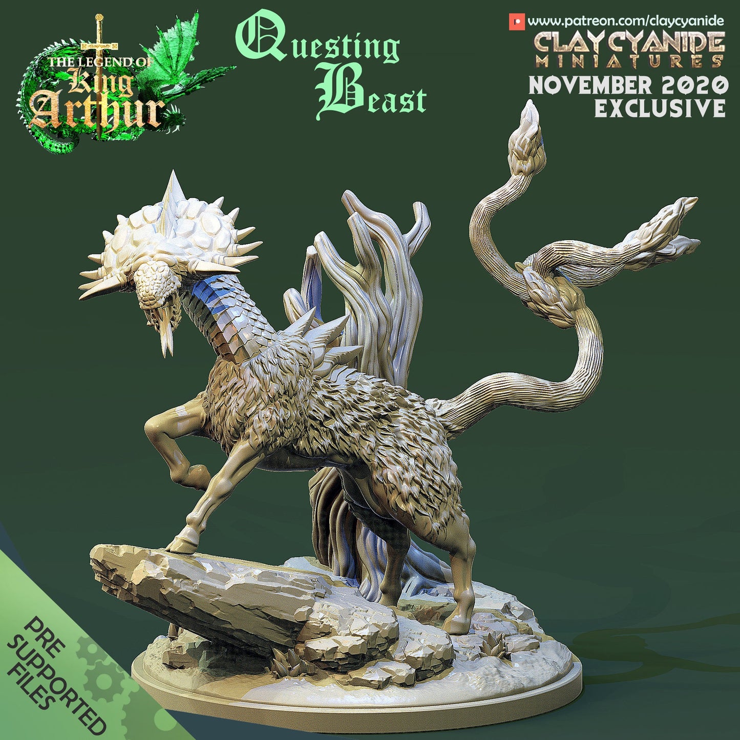 Questing Beast from "Legend of King Arthur" by Clay Cyanide Miniatures