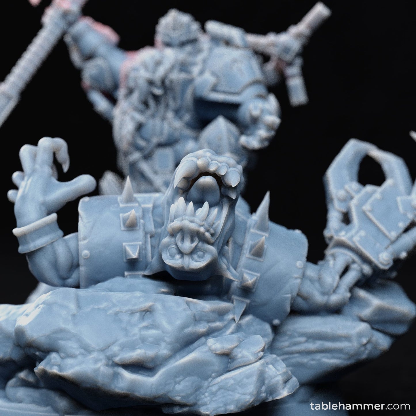 Space Dwarf King by Tablehammer Miniatures