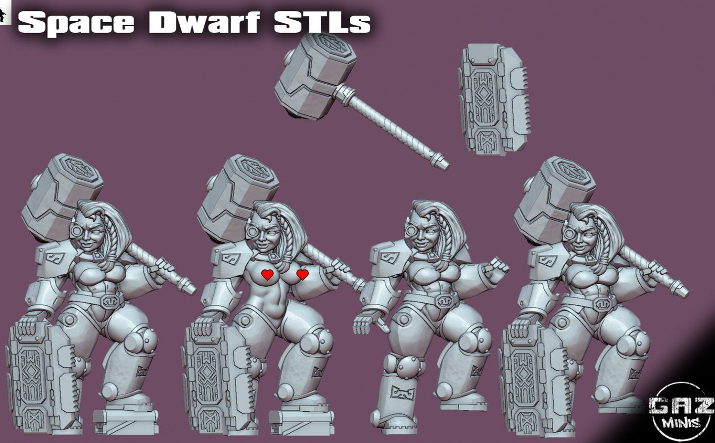 Space Dwarf M. Stoneblood by Gaz Minis