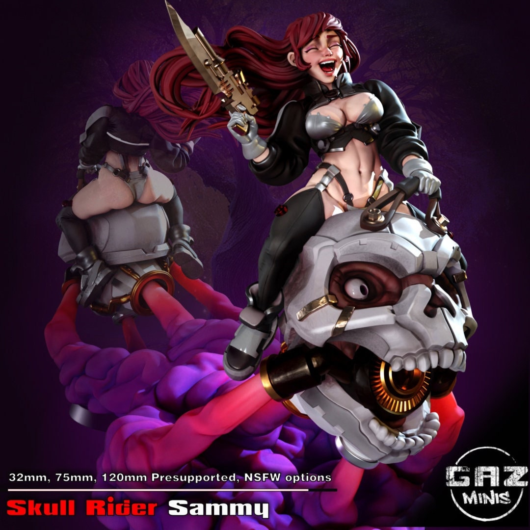 Skull Rider Sammy by Gaz Minis