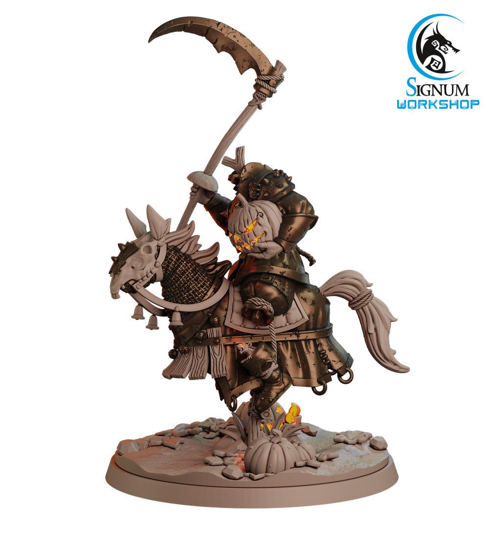 Headless Scarecrow Knight from "Last Harvest Parade" by Signum Workshop Miniatures