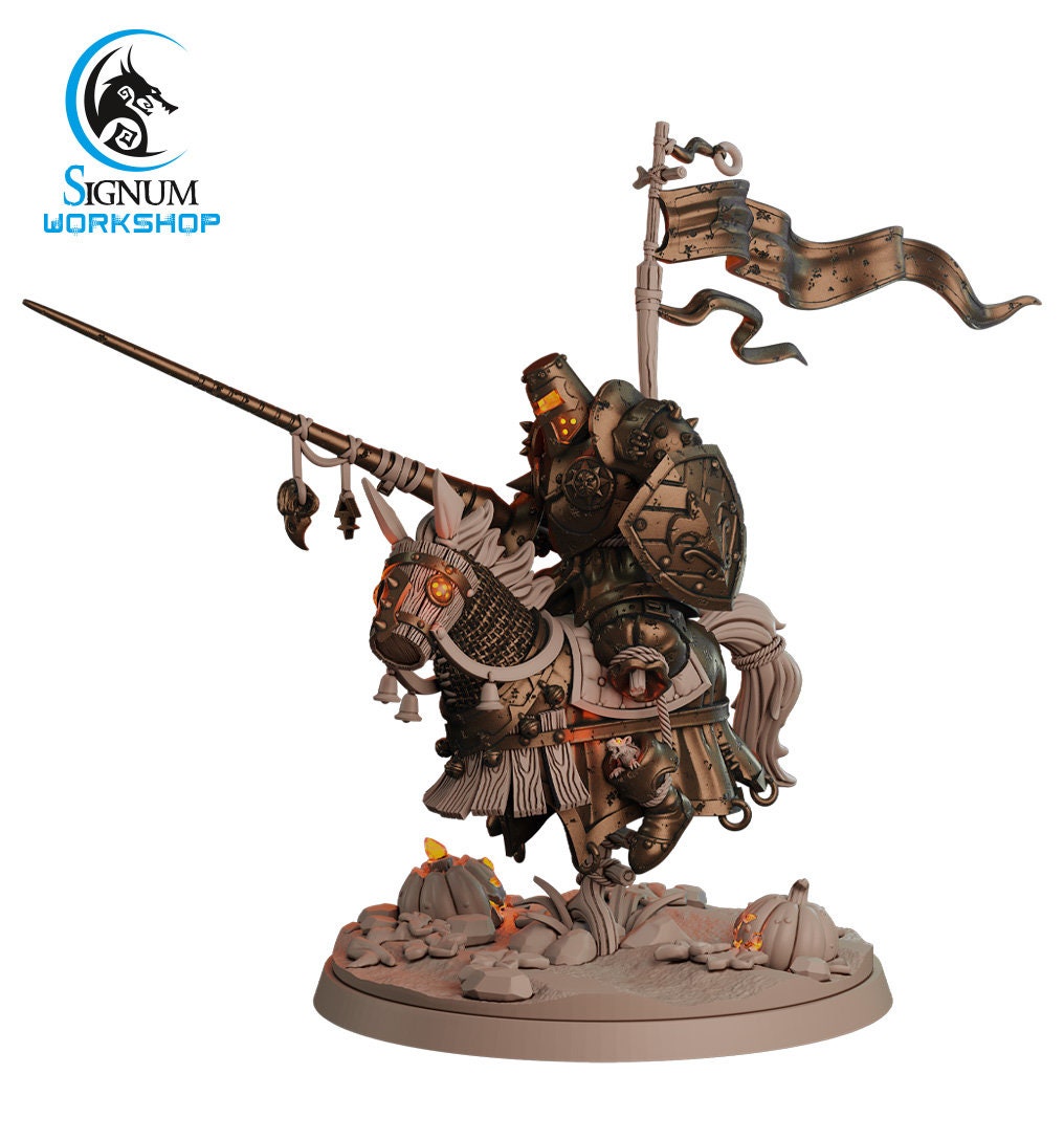 Scarecrow Knight with Spear from "Last Harvest Parade" by Signum Workshop Miniatures