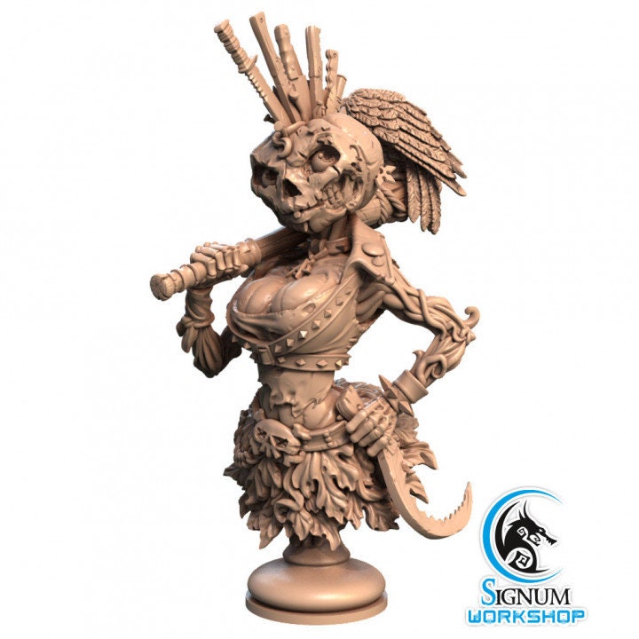 Rebecca Pumpkinhead Bust from "Last Harvest Parade" by Signum Workshop Miniatures